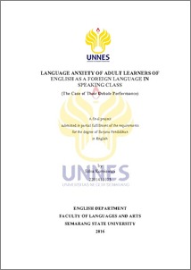foreign language learning anxiety pdf